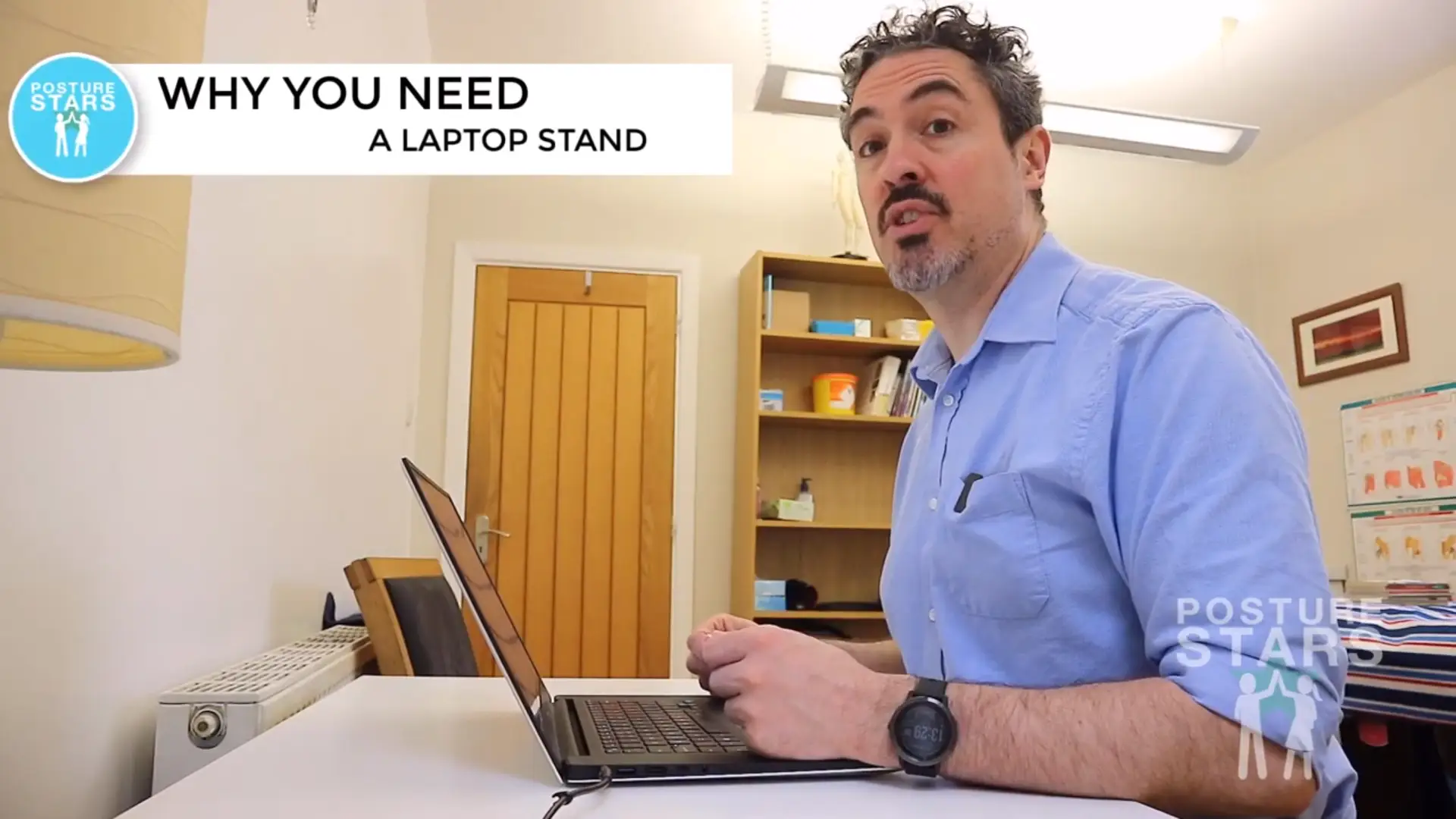 Work from home with a laptop - With Great Posture!